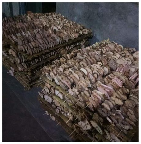 Stacked drying racks